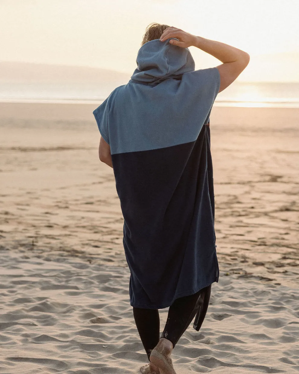 Baja Recycled Towel Poncho