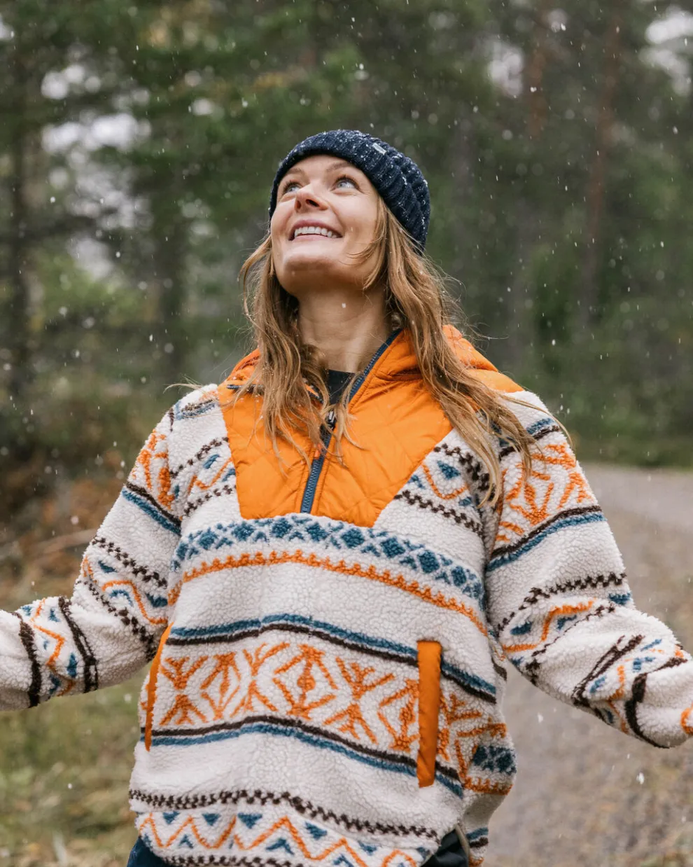 Beaumont Recycled Sherpa Hooded Fleece