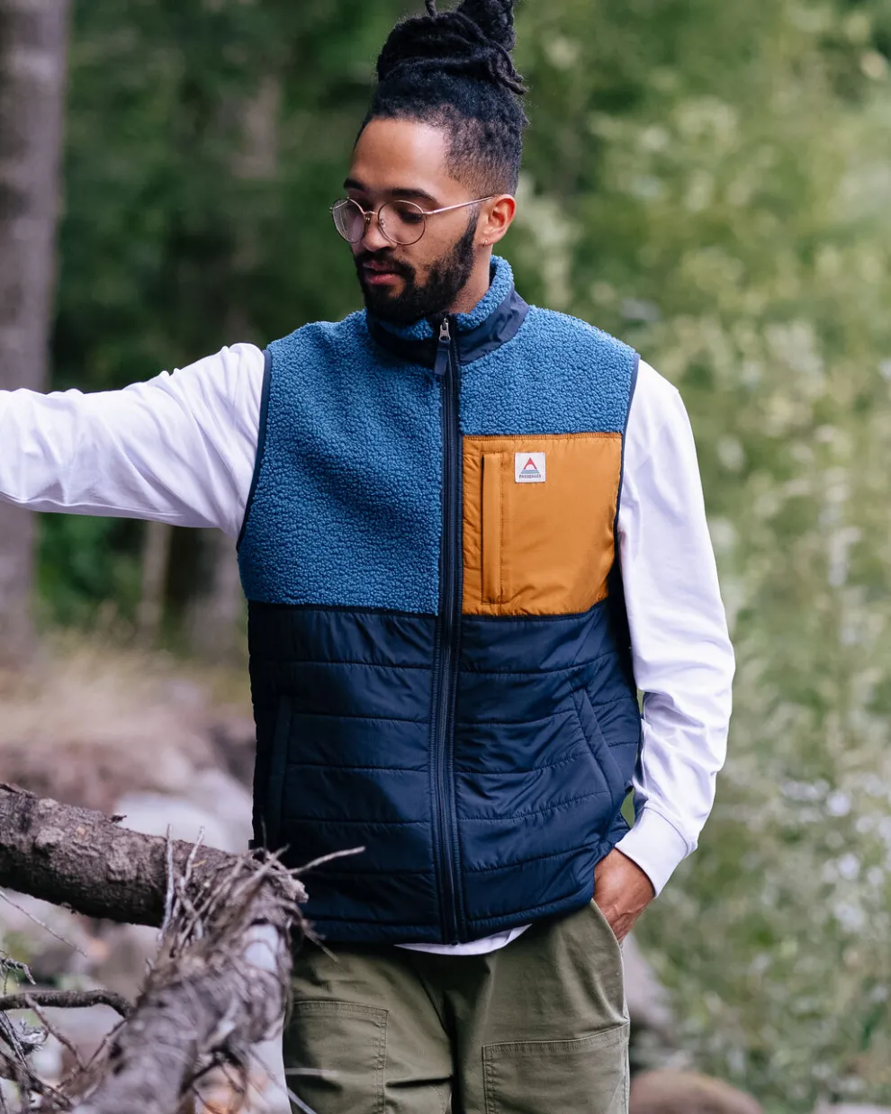 Born Explorer Recycled Polar-Lined Sherpa Vest
