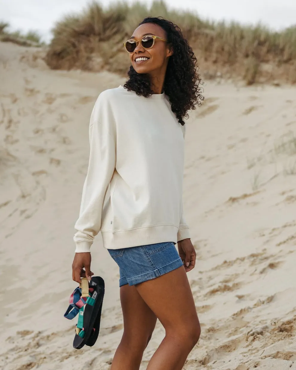 Chica Recycled Cotton Oversized Sweatshirt