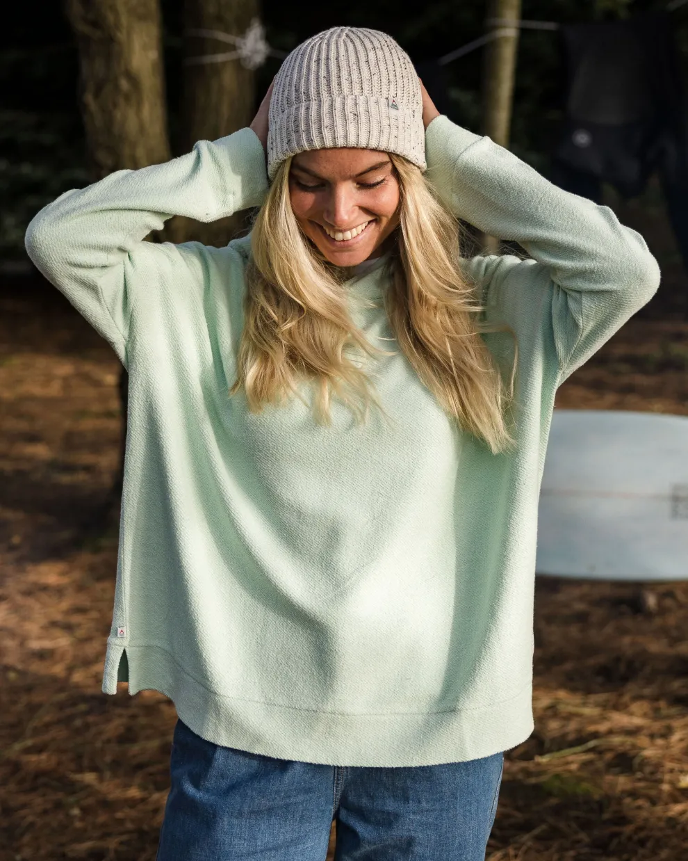 Clove Organic Cotton Textured Hoodie