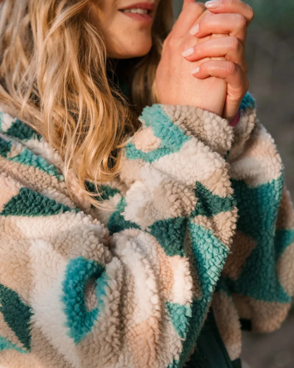 Clover Recycled Deep-Pile Sherpa Fleece