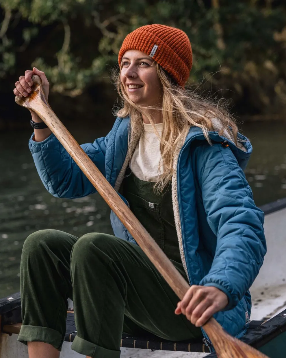 Earthy Recycled Sherpa Lined Insulated Jacket