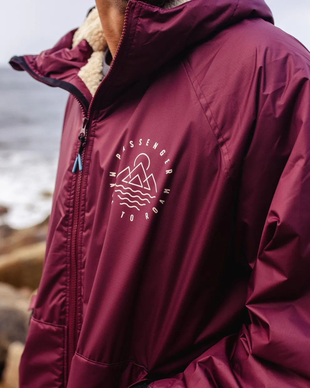 Escapism Recycled Sherpa Lined Changing Robe