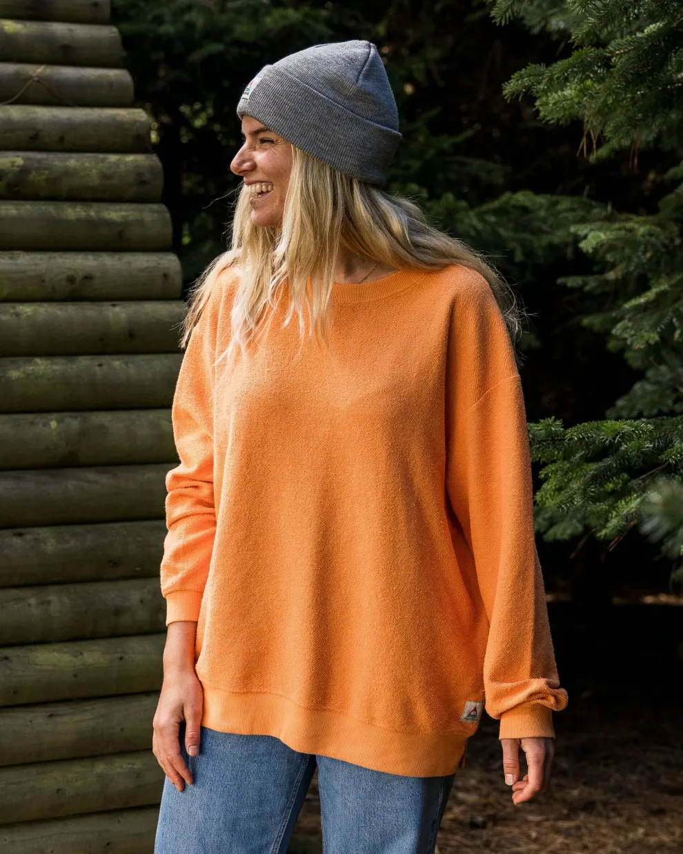 Fauna Organic Cotton Textured Sweatshirt