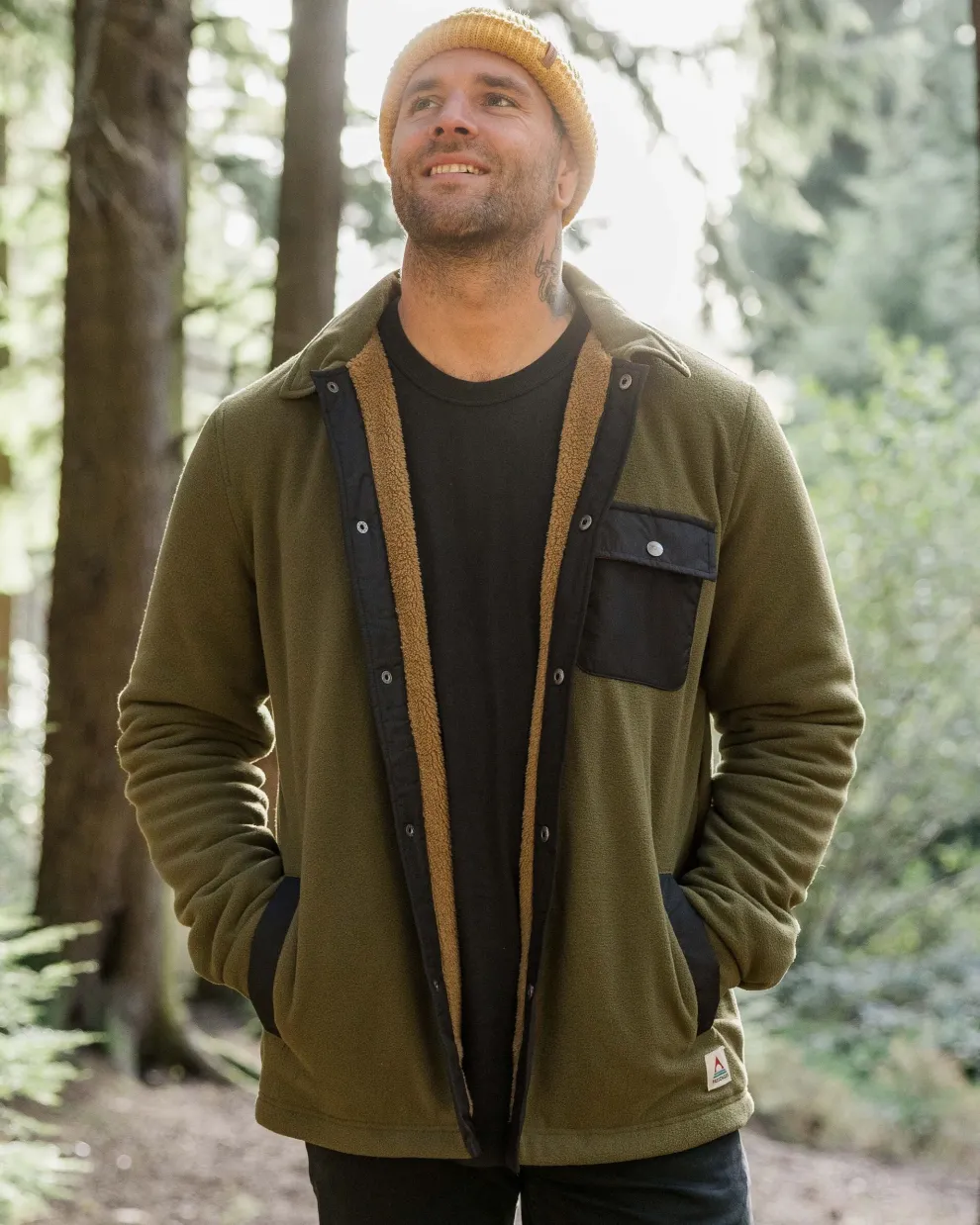 Firelight Sherpa Lined Overshirt