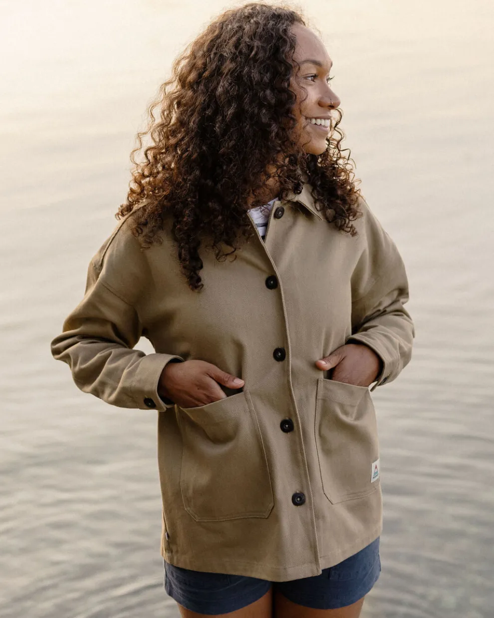 Forrest Organic Cotton Oversized Twill Overshirt