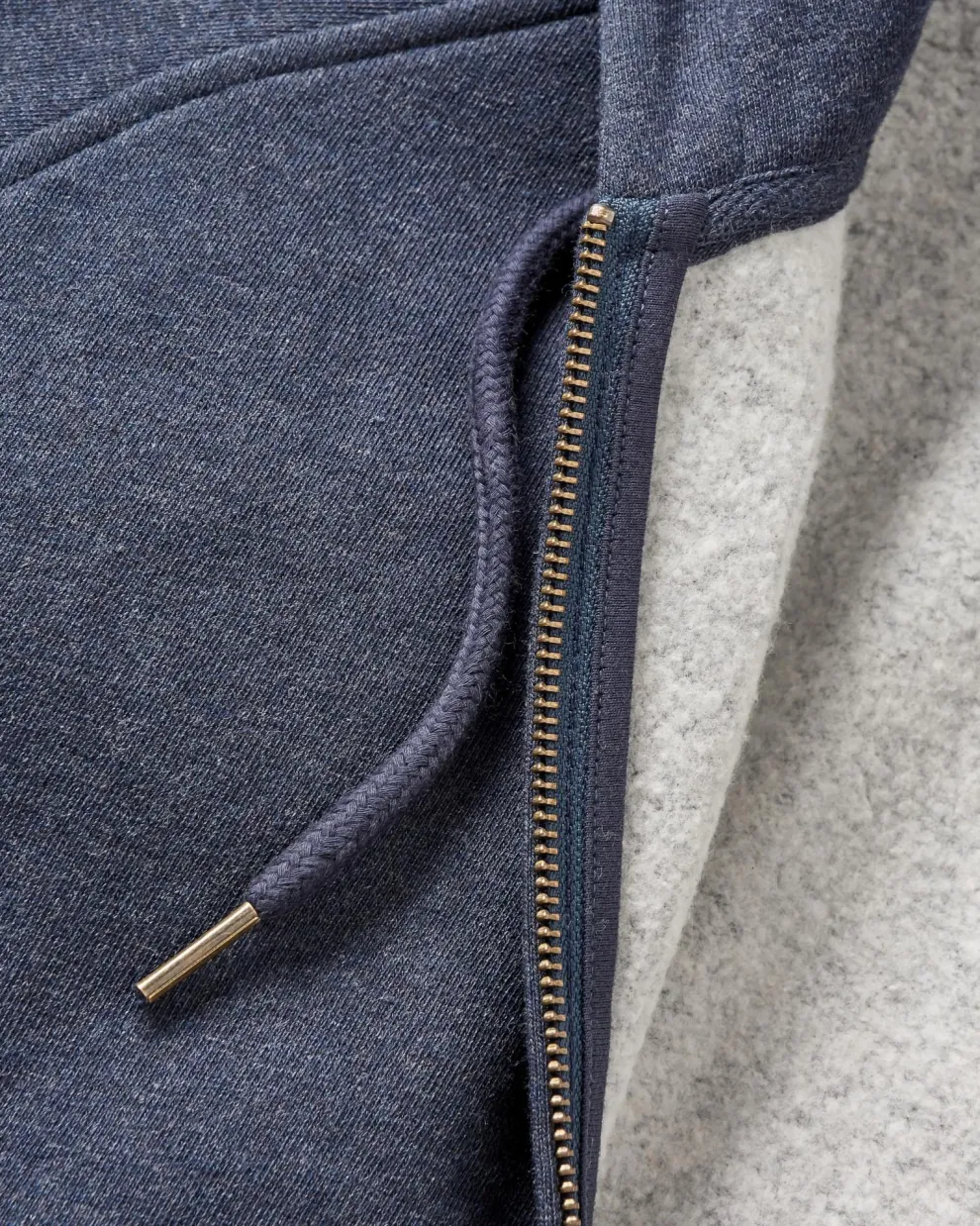 Heritage Full Zip Organic Cotton Hoodie