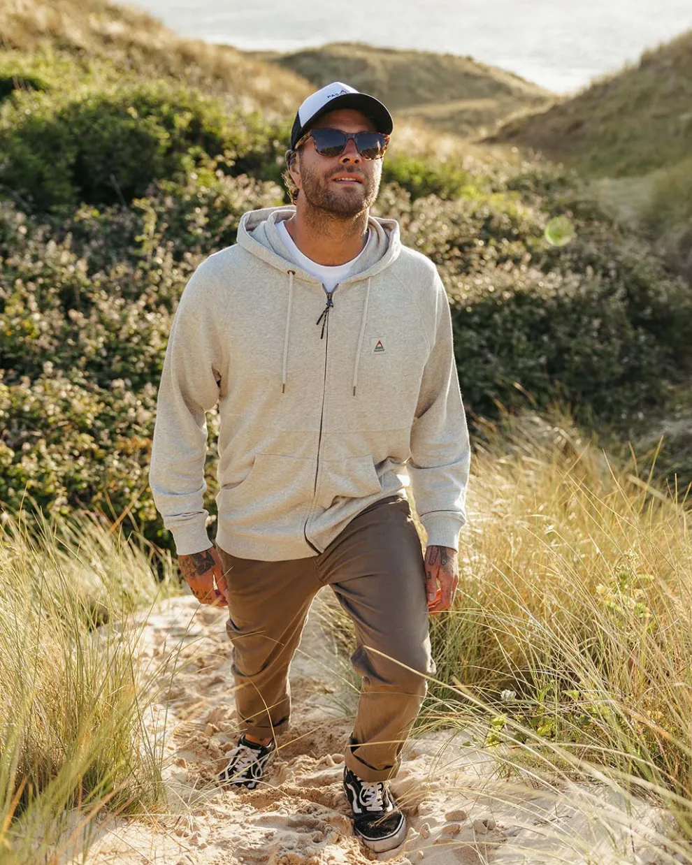 Heritage Full Zip Recycled Cotton Hoodie