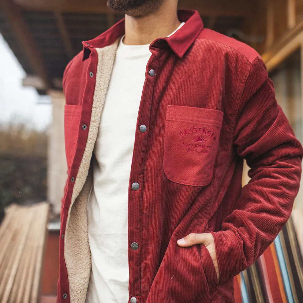 Kodiak Sherpa Lined Cord Overshirt