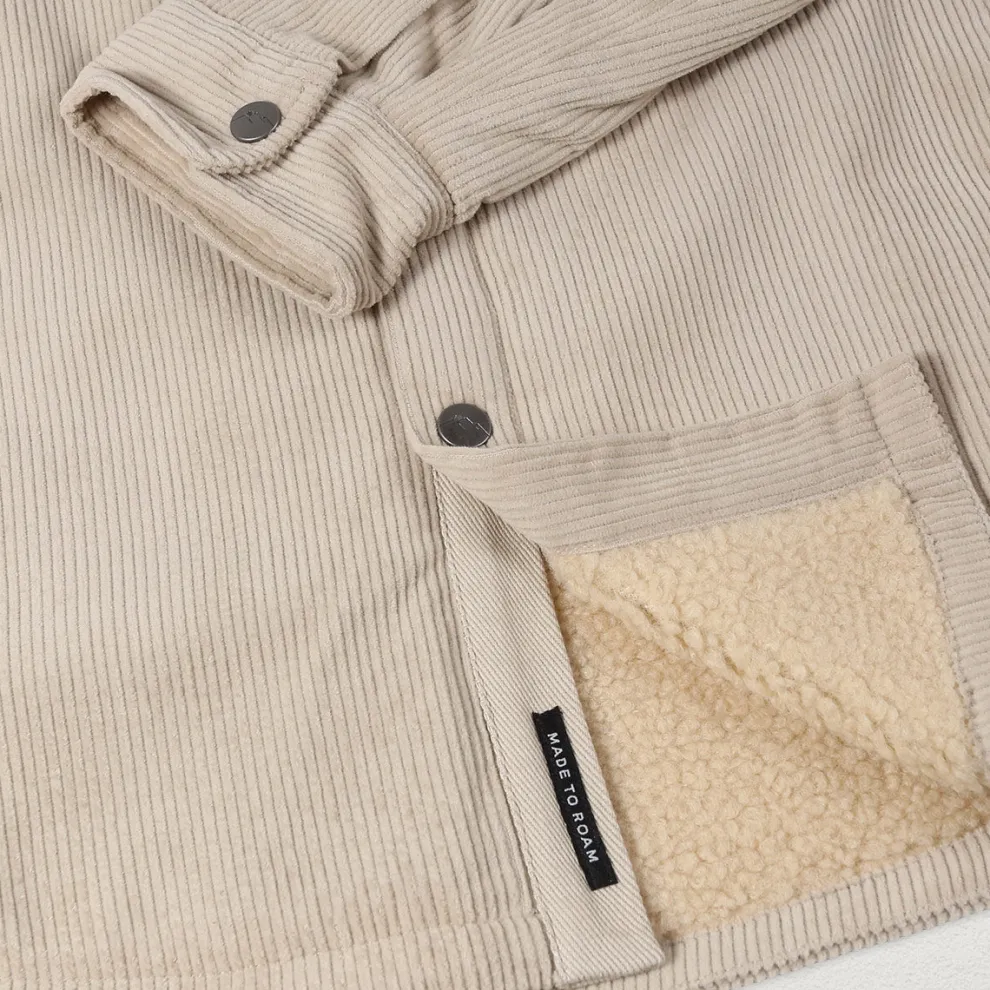 Kodiak Sherpa Lined Cord Overshirt