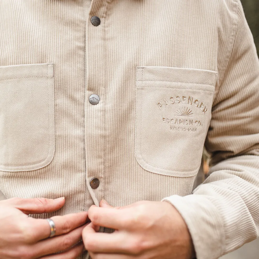 Kodiak Sherpa Lined Cord Overshirt