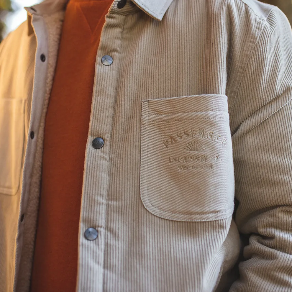 Kodiak Sherpa Lined Cord Overshirt