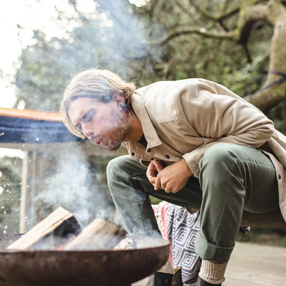 Kodiak Sherpa Lined Cord Overshirt