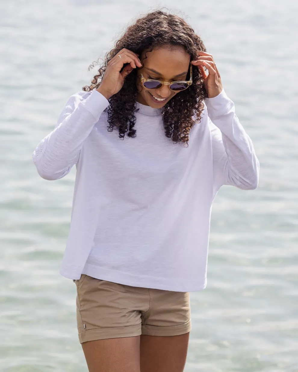 Luna Oversized Recycled Cotton LS T-Shirt