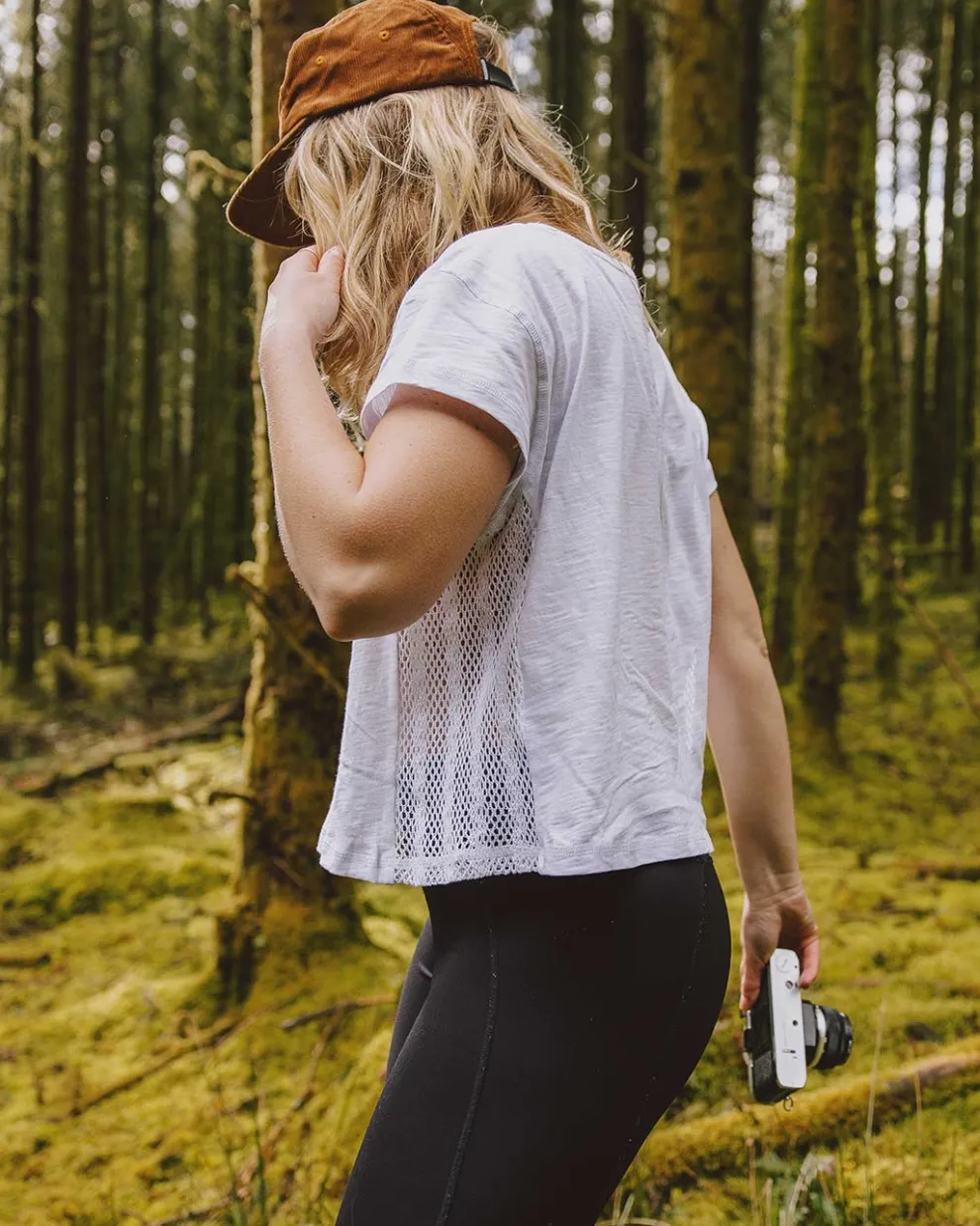 Magnolia Recycled Cotton Crochet Trim T-Shirt