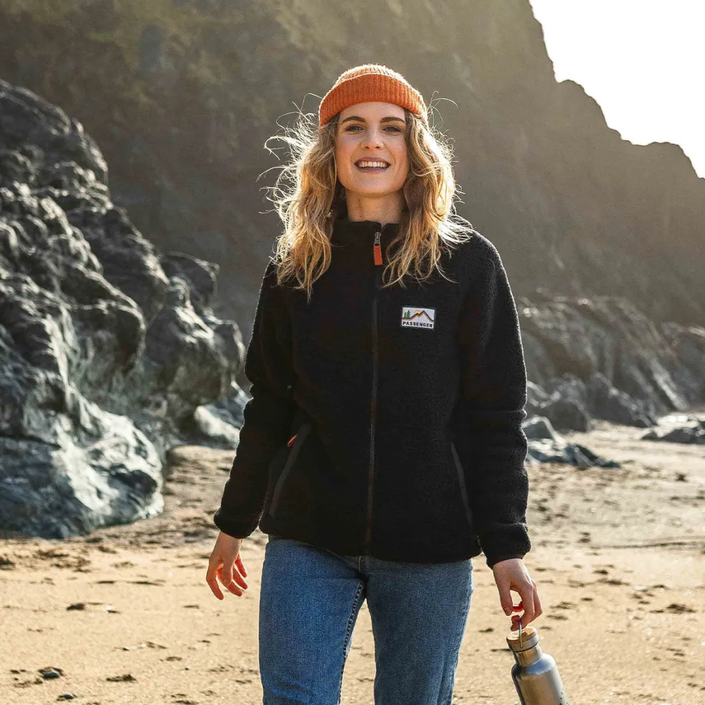 North Coast Full Zip Recycled Sherpa Fleece