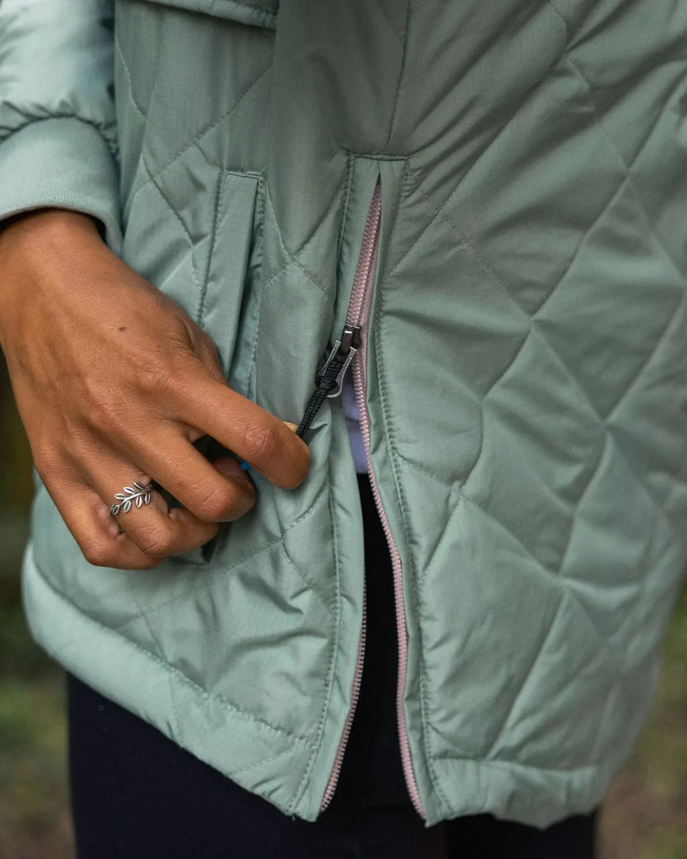 Ocean Recycled Insulated 1/2 Zip Jacket