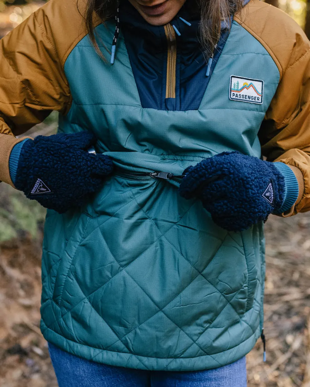 Ocean Recycled Insulated 1/2 Zip Jacket
