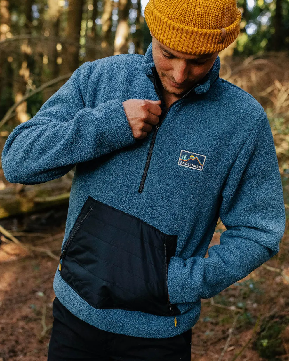 Oceanside Recycled Polar-Lined Sherpa Fleece