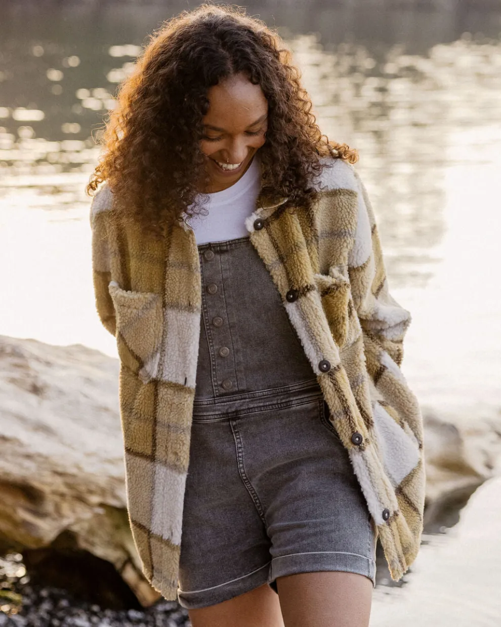 Olympus Yarn Dye Recycled Sherpa Fleece Shirt