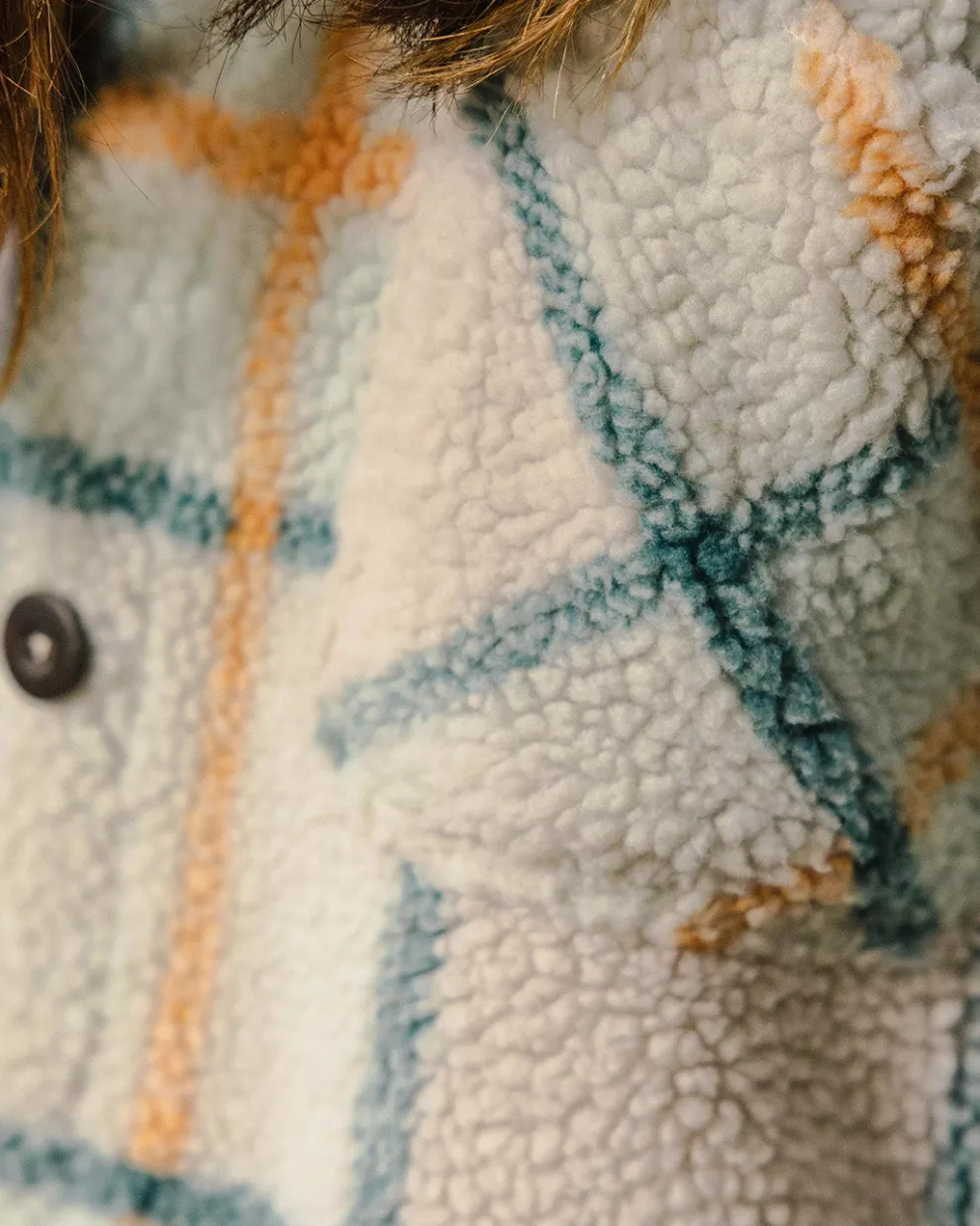 Olympus Yarn Dye Recycled Sherpa Fleece Shirt