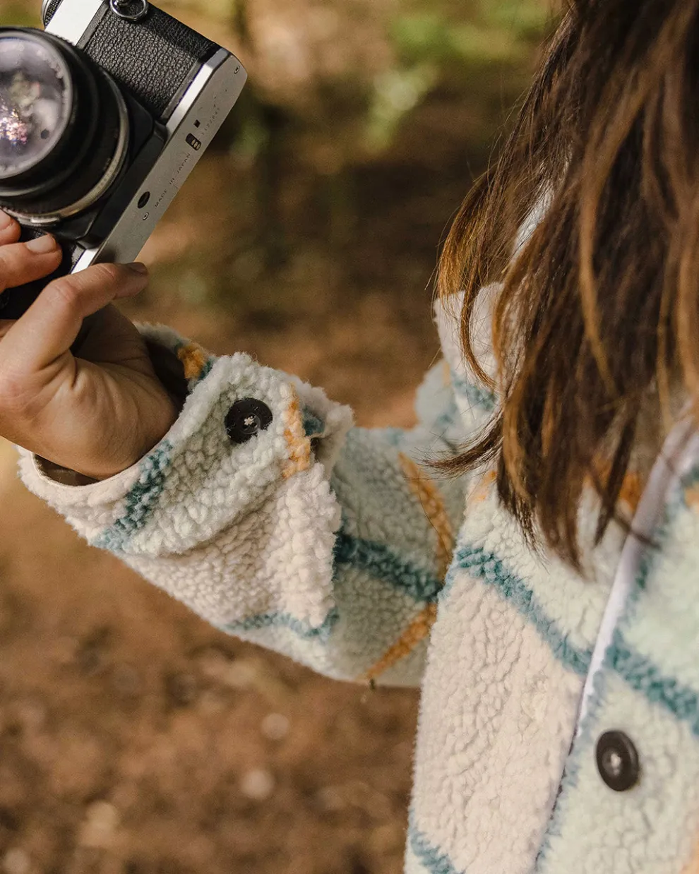 Olympus Yarn Dye Recycled Sherpa Fleece Shirt