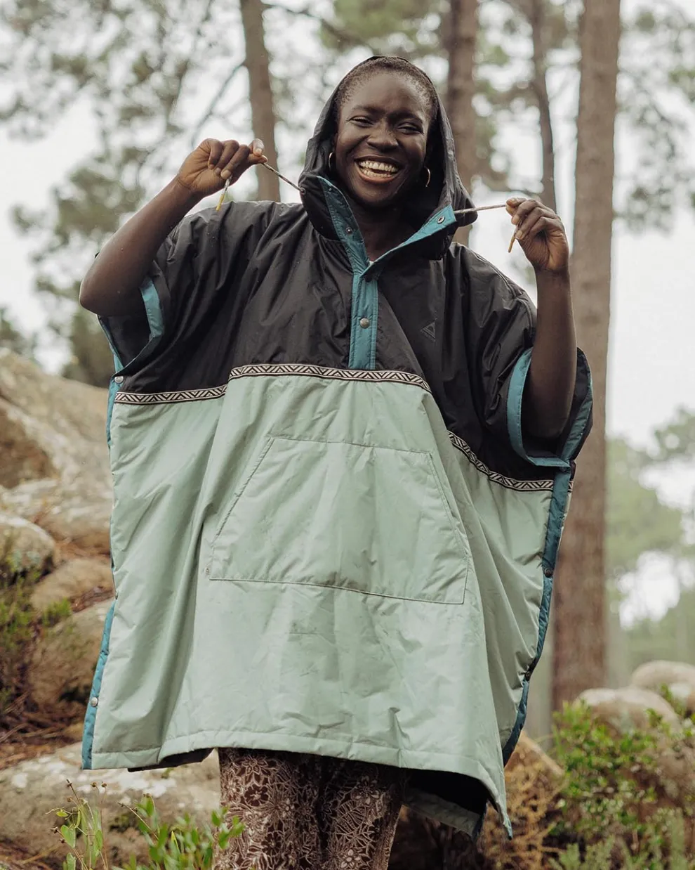 Outback Recycled Pull Over Changing Robe