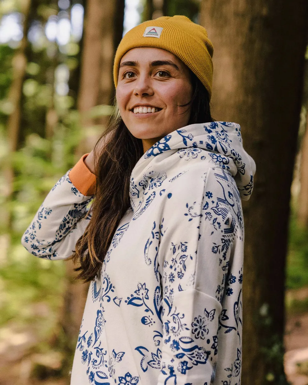 Patchwork Recycled Cotton Hoodie