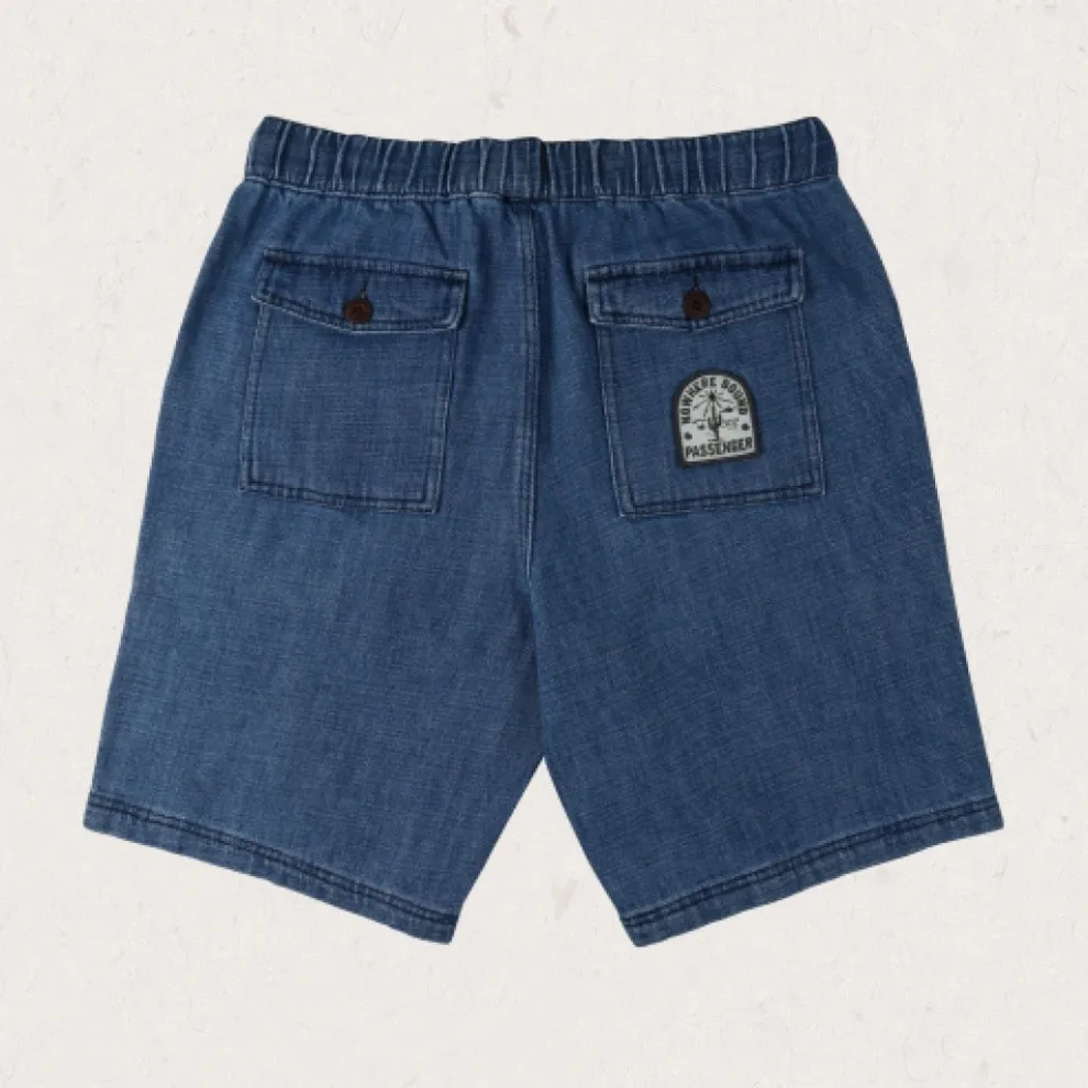 Pine Recycled Cotton Cord Shorts