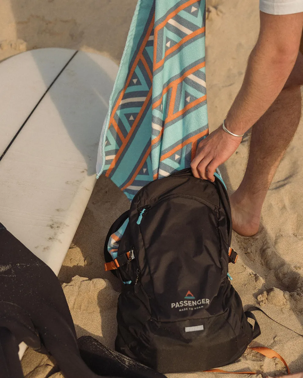 Portland Beach Recycled Towel