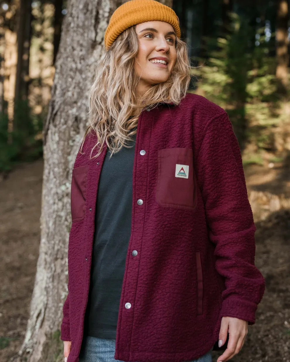 Rappel Recycled Sherpa Oversized Shirt