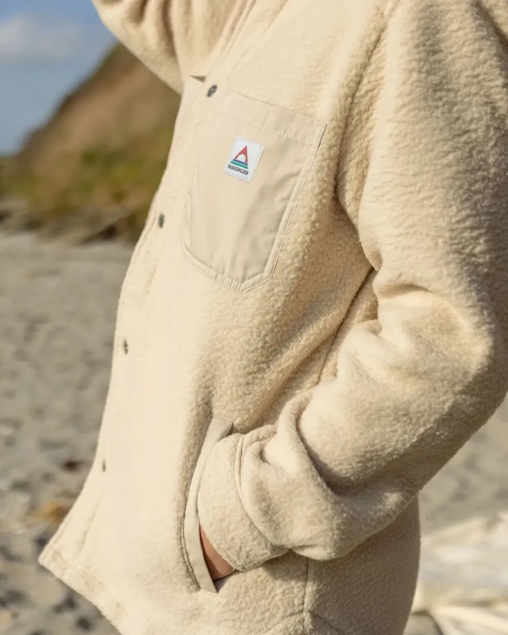 Rappel Recycled Sherpa Oversized Shirt