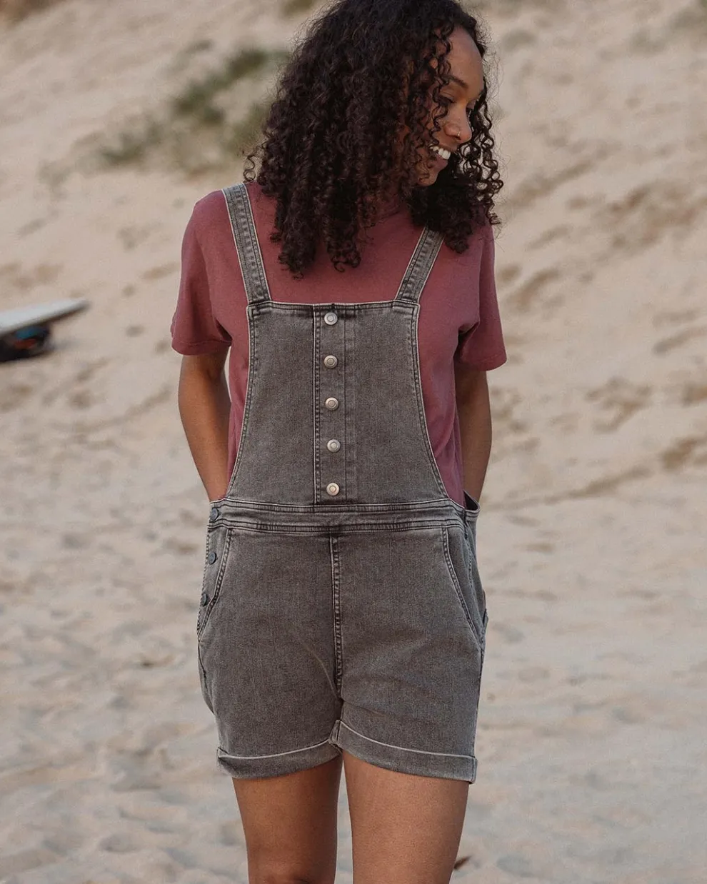 Riverside Denim Short Dungarees