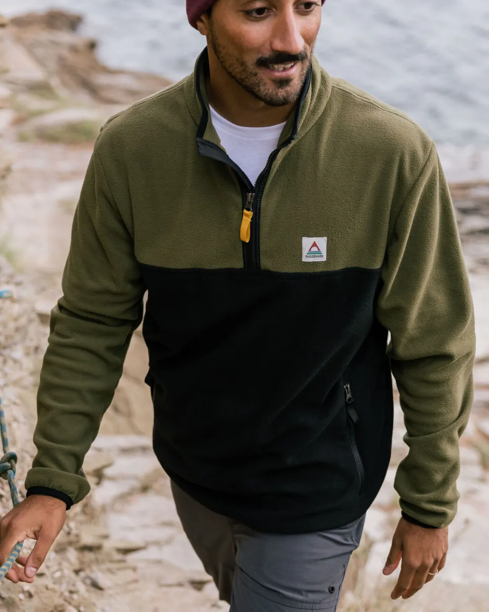 Set Off Recycled Polar 1/4 Zip Fleece