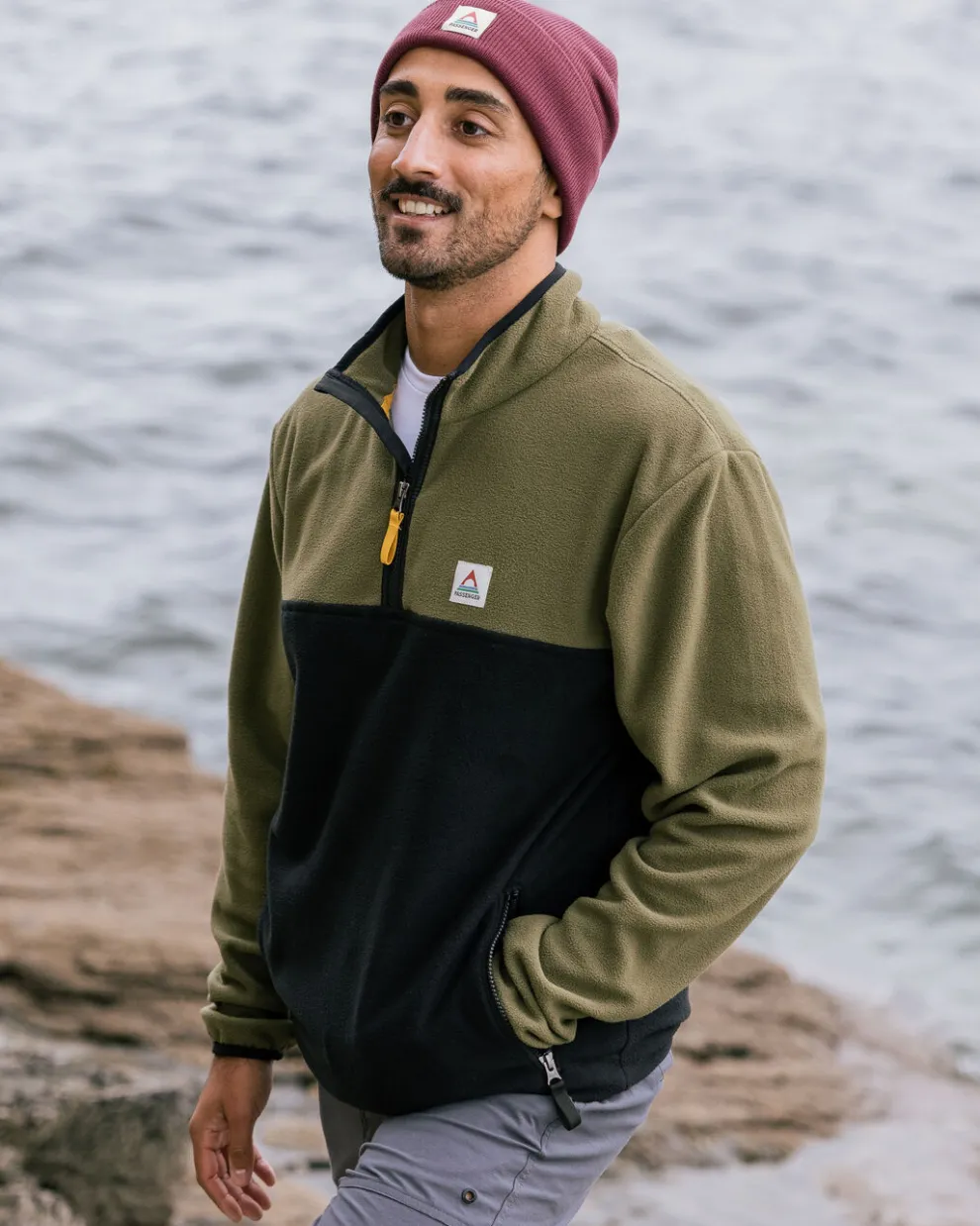 Set Off Recycled Polar 1/4 Zip Fleece
