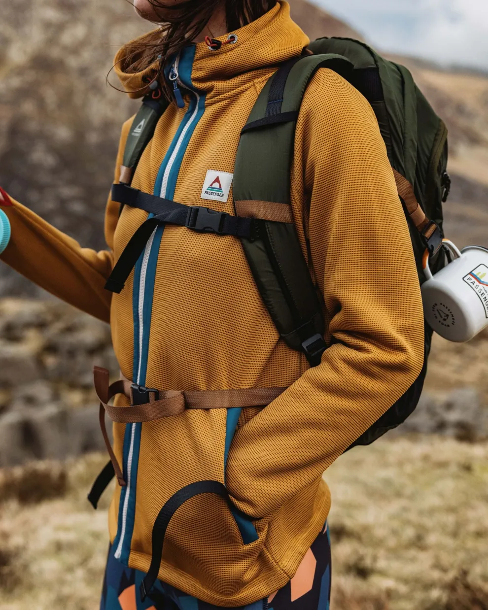 Slope Hooded Recycled Fleece