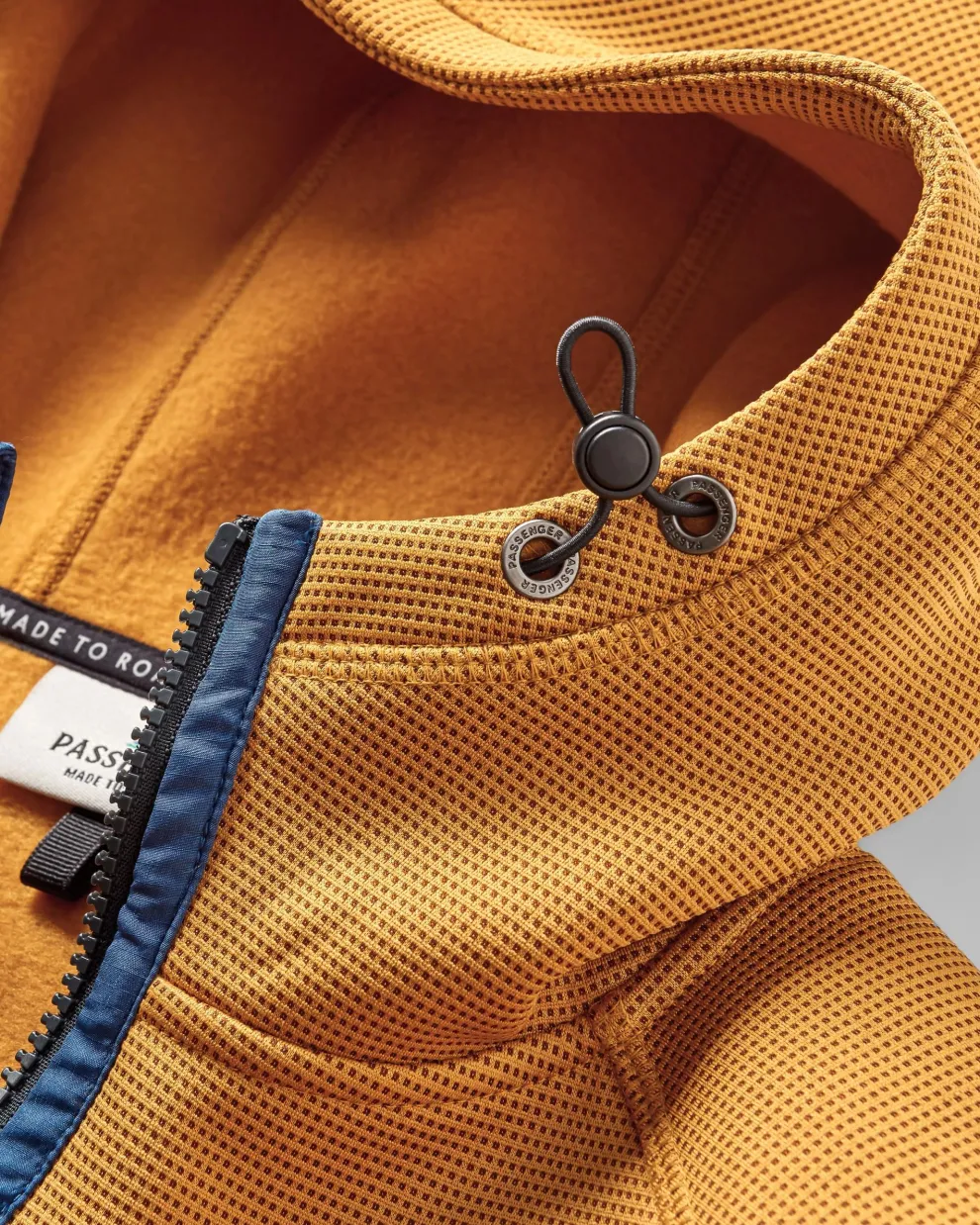 Vertical Full Zip Hooded Recycled Fleece