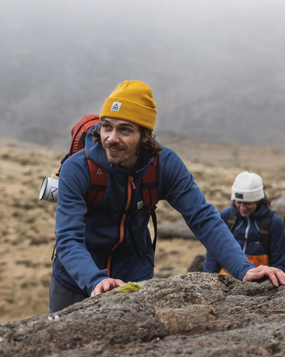 Vertical Full Zip Hooded Recycled Fleece