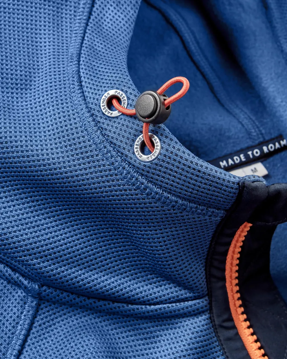 Vertical Full Zip Hooded Recycled Fleece