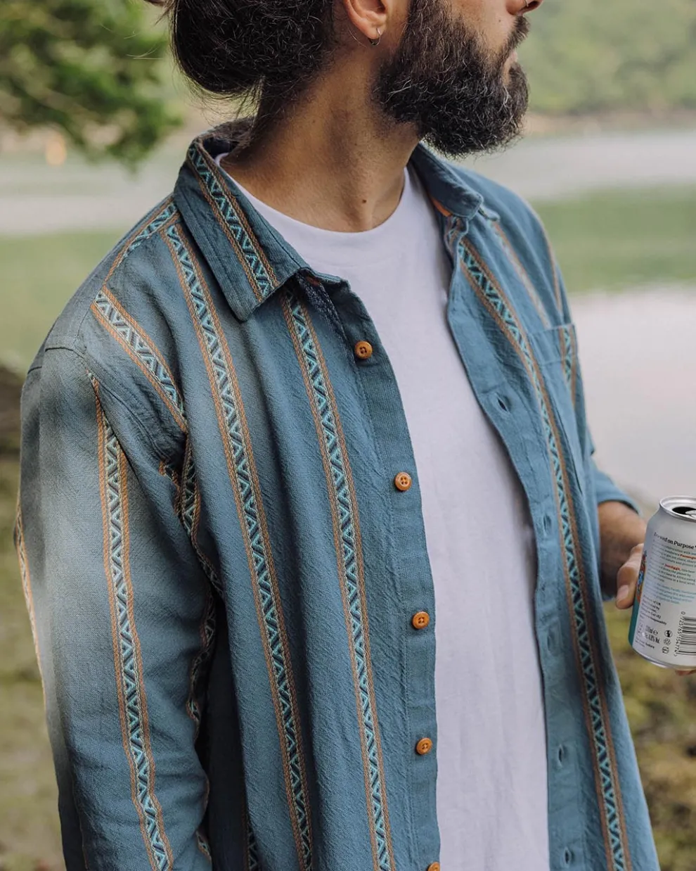 Voyage Organic Cotton Jacquard Shirt