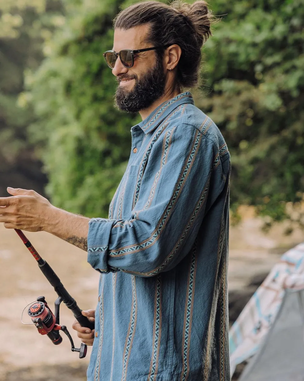 Voyage Organic Cotton Jacquard Shirt