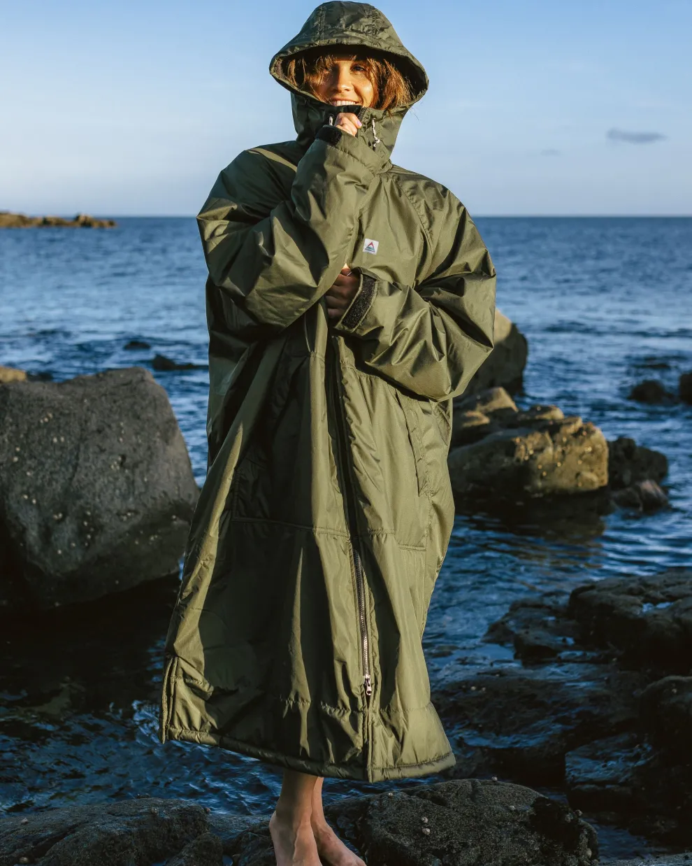 Waves Recycled Sherpa Lined Changing Robe