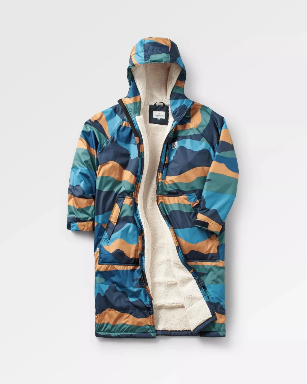 Waves Recycled Sherpa Lined Changing Robe