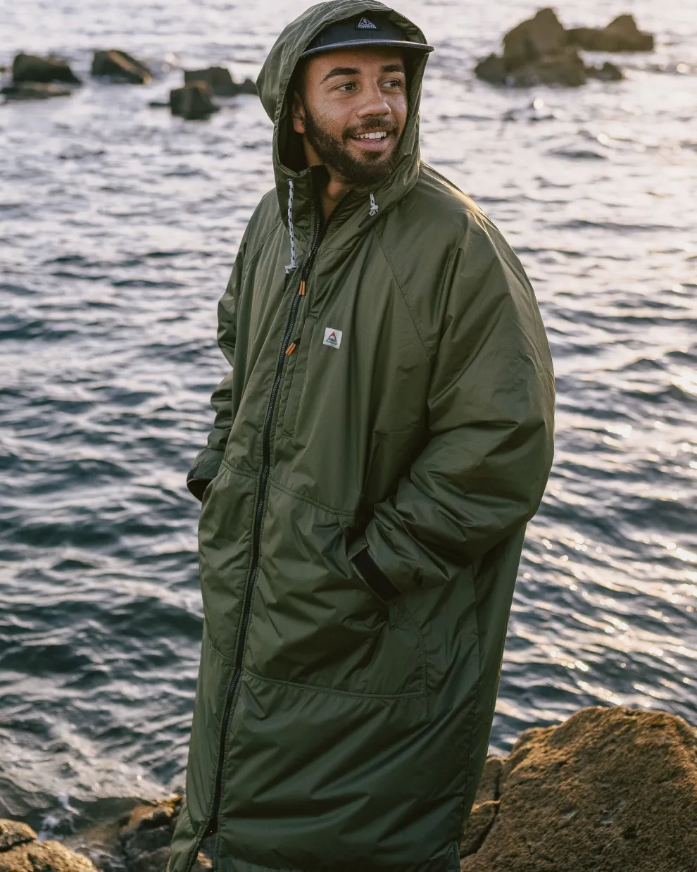 Waves Recycled Sherpa Lined Changing Robe