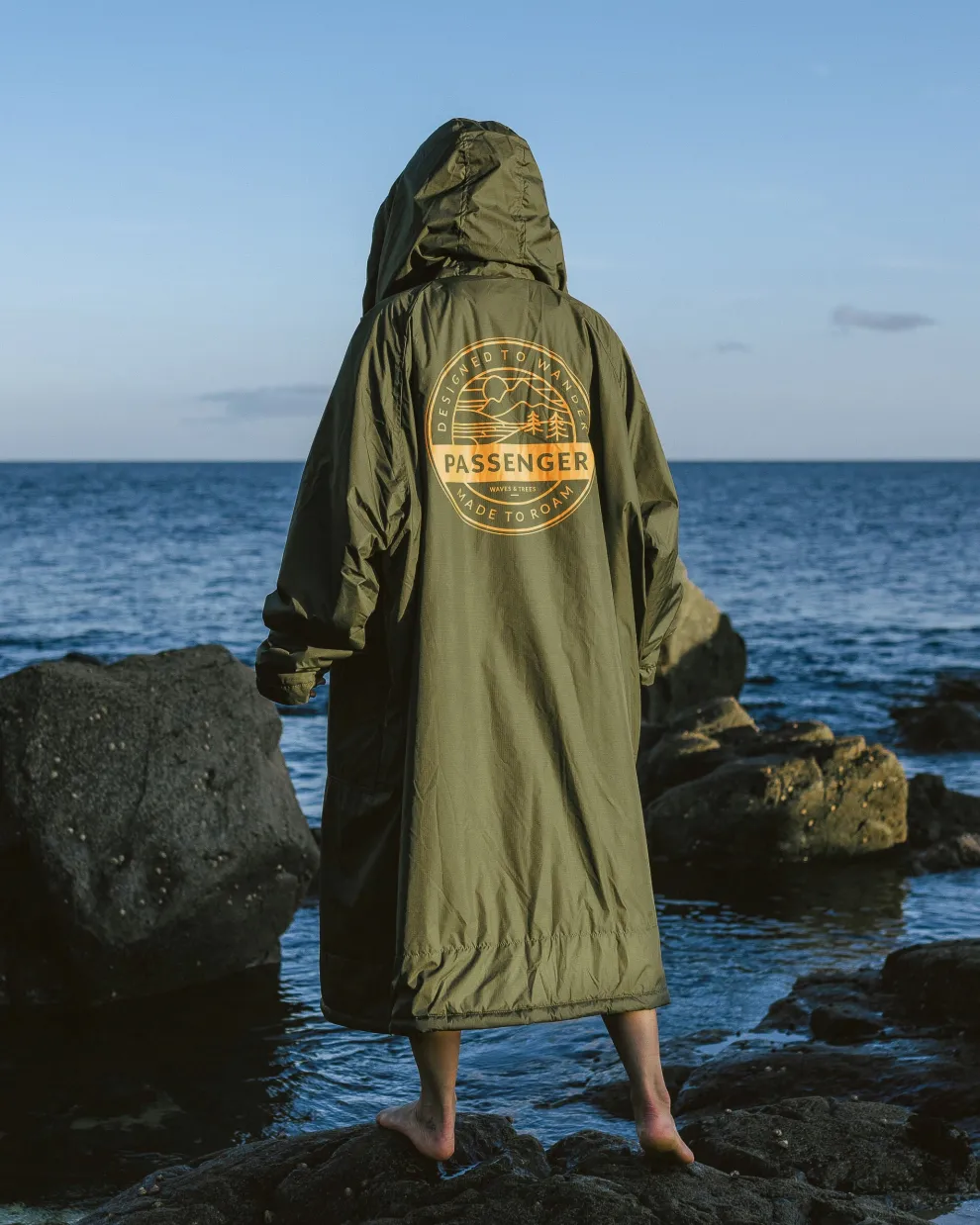 Waves Recycled Sherpa Lined Changing Robe