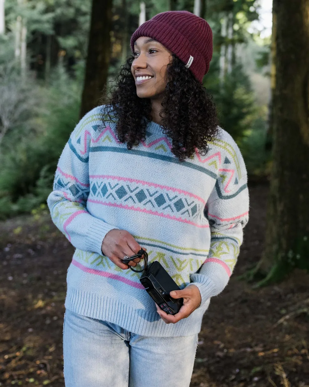 Whimsical Recycled Knitted Jumper