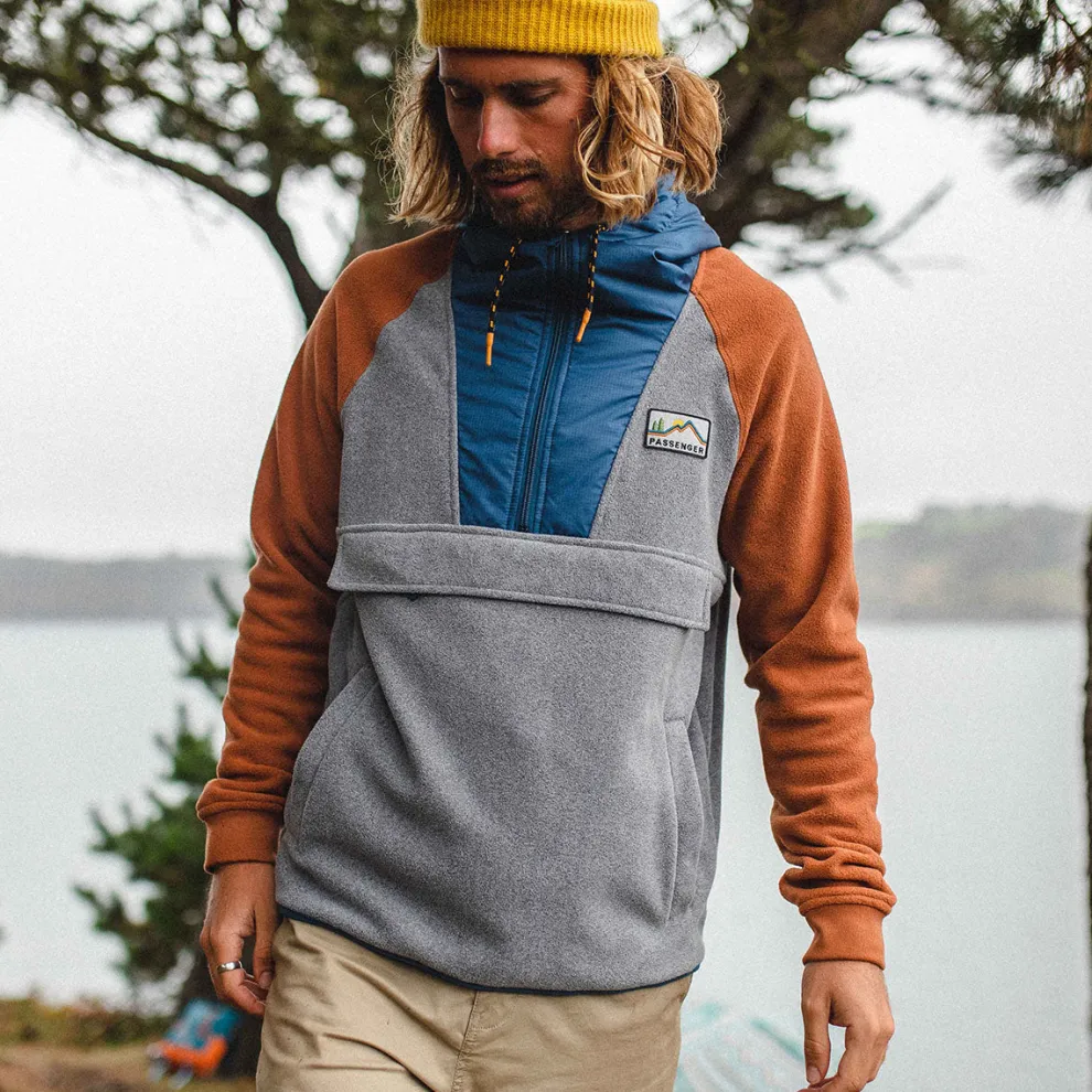 Woodland 1/2 Zip Recycled Polar Fleece