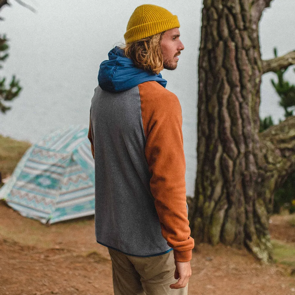 Woodland 1/2 Zip Recycled Polar Fleece