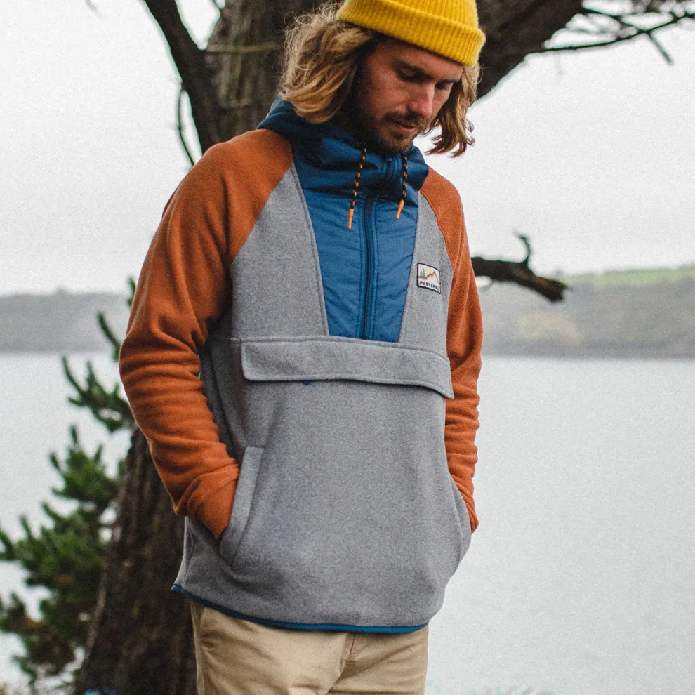 Woodland 1/2 Zip Recycled Polar Fleece